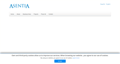 Desktop Screenshot of grupoasentia.com